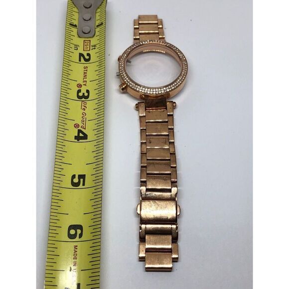 Michael Kors Watch Parts Stainless Steel Case Links Clasp Band 18mm L354 - Picture 1 of 8